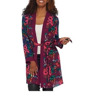 GRAVER Susan Graver Printed Woven Duster XL